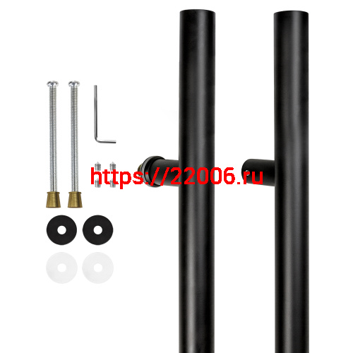 Ручка-скоба Fuaro (Фуаро) PULL.PH32/900.22 INOX 304 (PH-22-32/900-INOX) BLACK фото 2