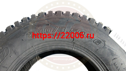 Покрышка ATV  6" 4,10/3,50-6 (Р605) без камеры, WANDA фото 2