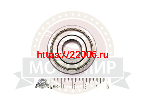 Подшипник 60303 (17х47х14) полузакрытый (6303Z) (Импорт) фото 2