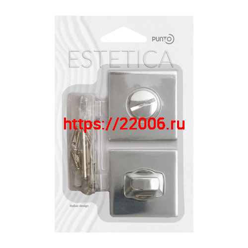 Ручка Punto (Пунто) поворотная BK6.K.EST.Q52 SSC-16 сатинированный хром фото 2 Ручка Punto (Пунто) поворотная BK6.K.EST.Q52 SSC-16 сатинированный хром фото 2