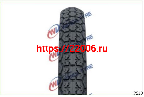 Покрышка 17" 3.00-17 Р210, без камеры, мотоцикл, Баджадж передние, WANDA Покрышка 17" 3.00-17 Р210, без камеры, мотоцикл, Баджадж передние, WANDA