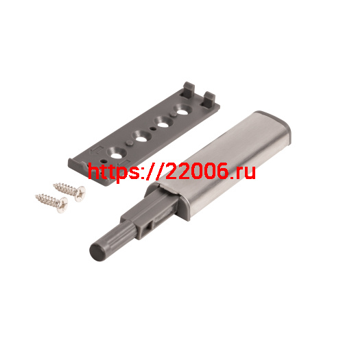 Толкатель Ajax (Аякс) мебельный металлический DMM-80/8P PN никель фото 4 Толкатель Ajax (Аякс) мебельный металлический DMM-80/8P PN никель фото 4