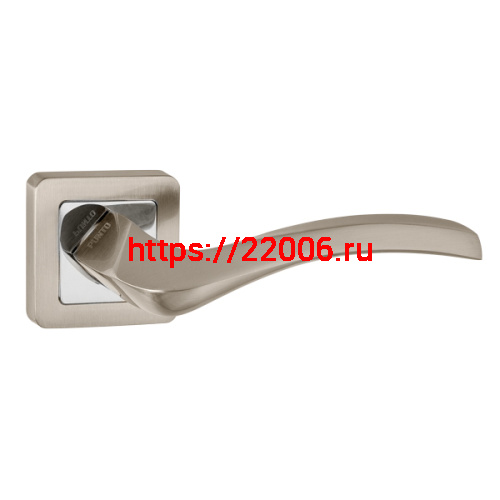 Ручка Punto (Пунто) раздельная K.QR52.VESTA (VESTA QR) SN/CP-3 матовый никель/хром Ручка Punto (Пунто) раздельная K.QR52.VESTA (VESTA QR) SN/CP-3 матовый никель/хром
