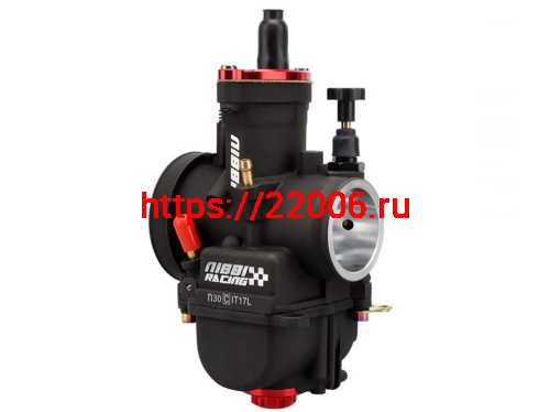 Карбюратор NIBBI Racing PWK30 (YJ), реком.двиг. 180-250 см3 (вход/выход 30 и 55 мм) фото 3 Карбюратор NIBBI Racing PWK30 (YJ), реком.двиг. 180-250 см3 (вход/выход 30 и 55 мм) фото 3