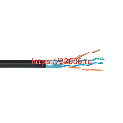 Кабель DIVISAT FTP 4PR 24AWG Cu CAT 5e, OUTDOOR (0.46) 305м