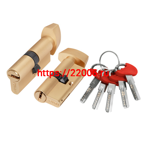 Цилиндровый Fuaro (Фуаро) механизм (D-PRO502/70) D-PRO5002KnobRL70(30+10+30) SSG-39 сатинированное золото 5Key Цилиндровый Fuaro (Фуаро) механизм (D-PRO502/70) D-PRO5002KnobRL70(30+10+30) SSG-39 сатинированное золото 5Key