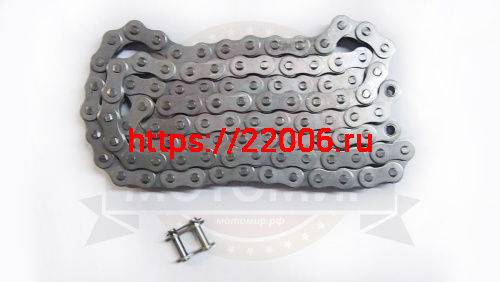 Цепь (428) -100 зв. приводная Альфа, Сигма, Futong г.Тула (РОССИЯ) Цепь (428) -100 зв. приводная Альфа, Сигма, Futong г.Тула (РОССИЯ)