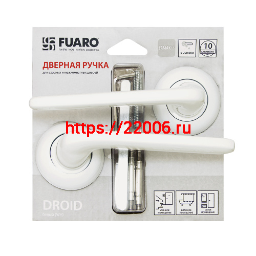 Ручка Fuaro (Фуаро) раздельная DROID RM/HD WH-19 фото 2 Ручка Fuaro (Фуаро) раздельная DROID RM/HD WH-19 фото 2