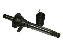 Вал кикстартера в сборе Баджадж Боксер 150  для 5ст.кпп (аналог)