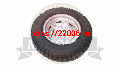 Колесо 12"   5,00 -12 ( диск 4,00В-12, ET24) Аякс в сборе ступица 4 отв. фото 2