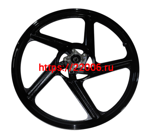 Обод 18" передний литой,  диск. тормоз 18  SIGMA SPORT  черный фото 2