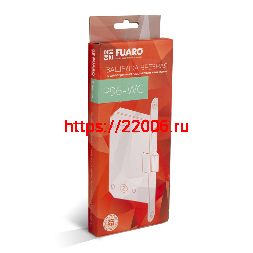Защелка Fuaro (Фуаро) врезная PLASTIC P96WC-50 AC медь фото 2