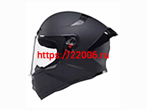 Мотошлем VIRTUE MD-821 закрытый черный матовый (M)
