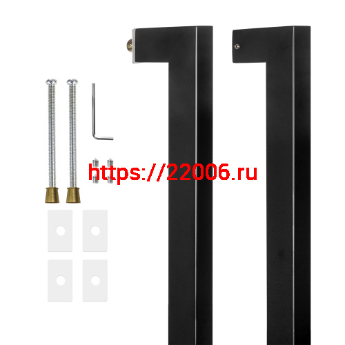 Ручка-скоба Fuaro (Фуаро) PULL.PH38/800.26 INOX 304 (PH-26-38/800-INOX) BLACK фото 2 Ручка-скоба Fuaro (Фуаро) PULL.PH38/800.26 INOX 304 (PH-26-38/800-INOX) BLACK фото 2