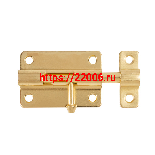 Шпингалет Ajax (Аякс) мебельный металлический SPD60х30 GP золото Шпингалет Ajax (Аякс) мебельный металлический SPD60х30 GP золото