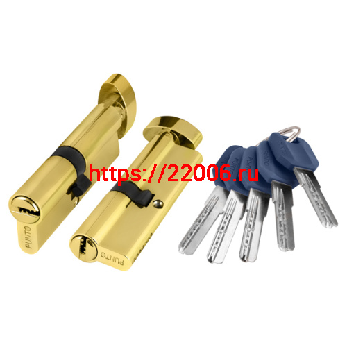 Цилиндровый Punto (Пунто) механизм (Z402/60) Z4002Knob60(25+10+25) с вертушкой PB латунь Цилиндровый Punto (Пунто) механизм (Z402/60) Z4002Knob60(25+10+25) с вертушкой PB латунь