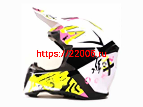 Мотошлем VIRTUE MD-902 Кросс бело-черный (XL) Мотошлем VIRTUE MD-902 Кросс бело-черный (XL)