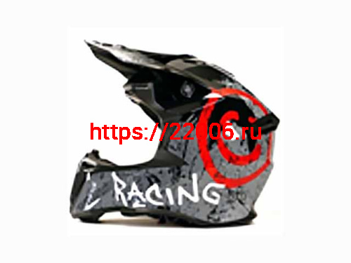 Мотошлем VIRTUE MD-902 Кросс черный матовый с серым граффити (XL) Мотошлем VIRTUE MD-902 Кросс черный матовый с серым граффити (XL)