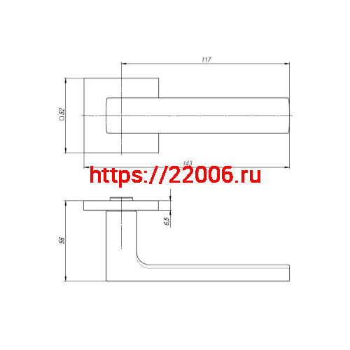 Ручка Armadillo (Армадилло) раздельная K.USS52.SKY (SKY USS) MWSC-33 итальянский тисненый фото 2