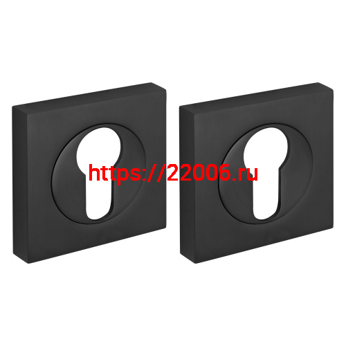 Накладка Fuaro (Фуаро) под цилиндр ET.K.KM52 (ET KM) BL-24 черный