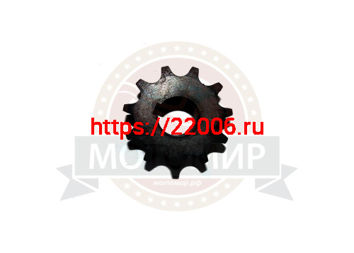 Звезда 11 зуб. (520) цепи, 15.875шаг, на вал d22мм, h28мм, шпонка 7мм, мотобуксировщик Звезда 11 зуб. (520) цепи, 15.875шаг, на вал d22мм, h28мм, шпонка 7мм, мотобуксировщик
