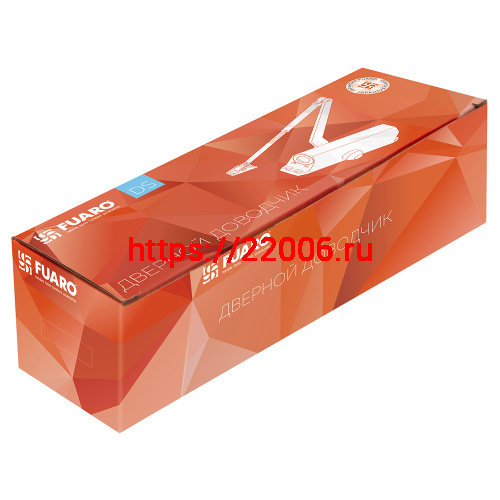 Доводчик Fuaro (Фуаро) дверной DC20-6W (DC-206W) AL до 160 кг (алюминий) фото 2