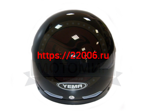 Шлем открытый YM-351_7 "YAMAPA", белый, черный, размер XL, летний (NEW) (12 шт. в упак.) фото 3 Шлем открытый YM-351_7 "YAMAPA", белый, черный, размер XL, летний (NEW) (12 шт. в упак.) фото 3