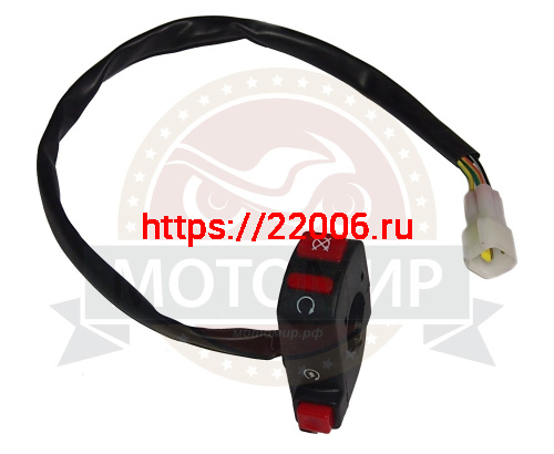 Переключатель X-MOTOS 250 правый (Стоп-ПУСК) (Y857912) Переключатель X-MOTOS 250 правый (Стоп-ПУСК) (Y857912)
