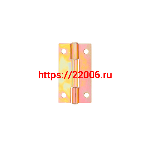 Петля Ajax (Аякс) карточная универсальная LM/IN22x35x1U YZN желтый цинк (2 шт) Петля Ajax (Аякс) карточная универсальная LM/IN22x35x1U YZN желтый цинк (2 шт)