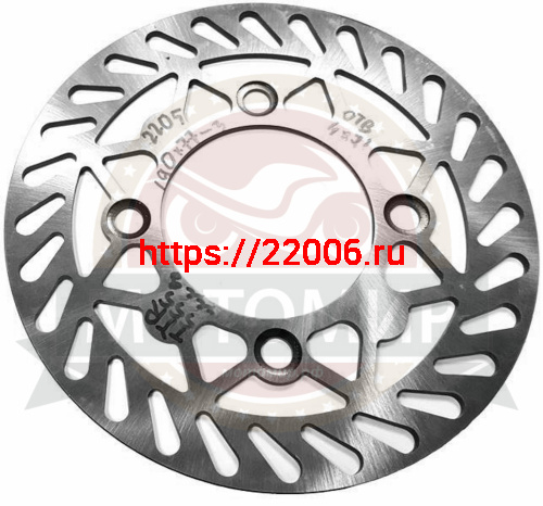 Диск тормозной передний (200х76х3) (отв: 4х71) TTR125 Диск тормозной передний (200х76х3) (отв: 4х71) TTR125