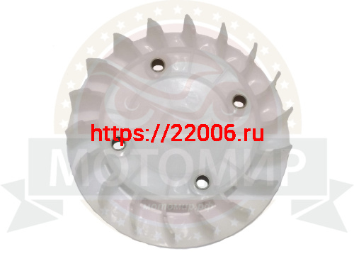 Крыльчатка охлаждения генератора (ЦПГ) 4х такт. GY6-125/150, 152QMI, 157QMJ