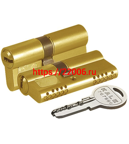 Цилиндровый Kale kilit (Кале килит) механизм 164 OBS SNE/90 (30+10+50) mm латунь 5 кл. фото 3