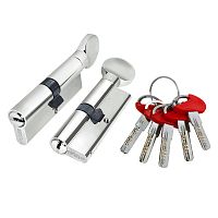 Цилиндровый Fuaro (Фуаро) механизм (D-PRO502-8/100) D-PRO5002-8Knob100(45+10+45) CP хром 5+1Key с верт. перекод.