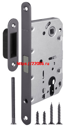 Замок межкомнатный Fuaro (Фуаро) под цилиндр MAGNET M85C-50 GR (графит)