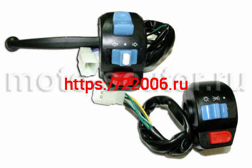 Переключатели руля В-09 139QMB 50сс задний барабанный передний дисковый тормоз Переключатели руля В-09 139QMB 50сс задний барабанный передний дисковый тормоз