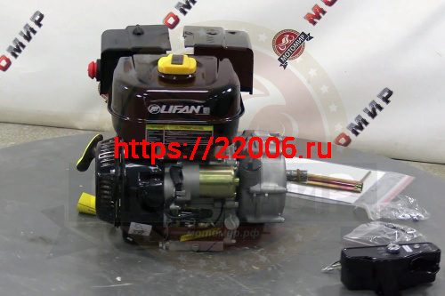 Двигатель LIFAN  6,5 л.с. 168F-2D-R (200) АВТ. СЦЕПЛЕНИЕ, ЭЛ.СТАРТЕР, с катушкой 12В 7А 84Вт фото 4