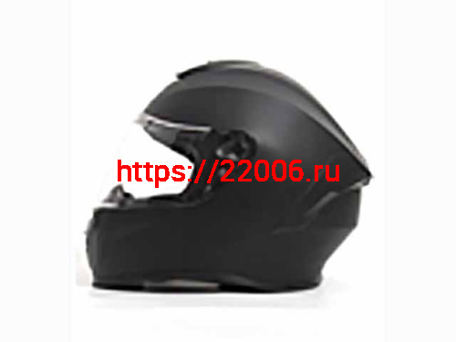 Мотошлем VIRTUE MD-813 закрытый черный матовый (L)