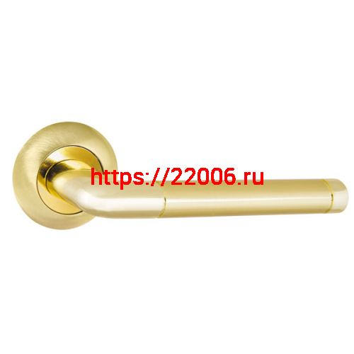 Ручка Punto (Пунто) раздельная R.TL54.REX (REX TL) 105mm SG/GP-4 матовое золото/золото Ручка Punto (Пунто) раздельная R.TL54.REX (REX TL) 105mm SG/GP-4 матовое золото/золото