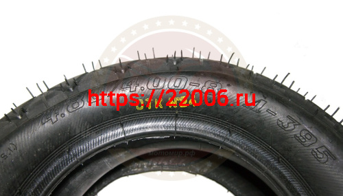 Покрышка  8" 4.80/4.00-8 Л-395 с камерой,Тачка садовая ПетроШина (НАБОР) фото 3