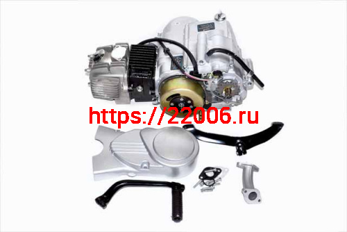 Двигатель 125см3 153FMH механическое сцепление, верх.стартер, (алюм.цилиндр) 1P53FMH-B1
