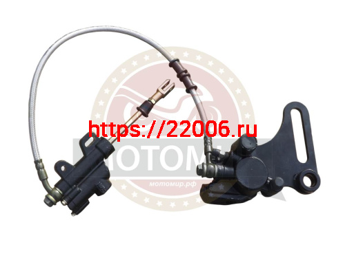 Гидравлика задняя в сборе TTR125 (ножная) (L-540mm, 1 поршень) (пришла как 32046)