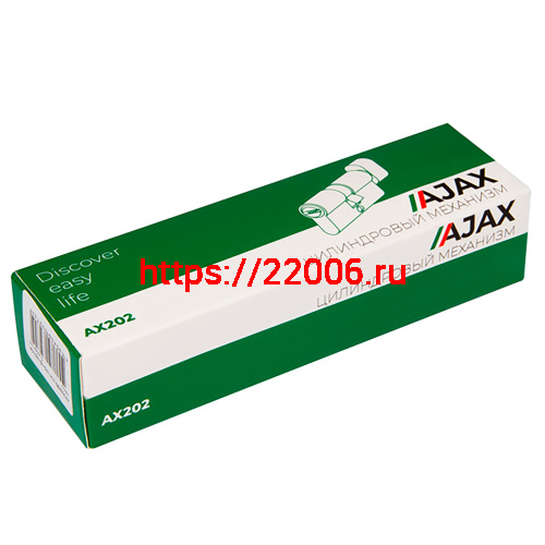 Цилиндровый Ajax (Аякс) механизм (AX200/80) AX2000Key80 (30+10+40) CP хром фото 2