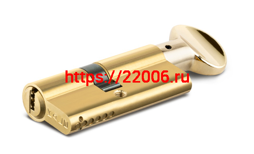 Цилиндровый механизм Kale kilit (Кале килит) с вертушкой 164 SM/70 (30+10+30) mm латунь 5 кл. фото 3 Цилиндровый механизм Kale kilit (Кале килит) с вертушкой 164 SM/70 (30+10+30) mm латунь 5 кл. фото 3