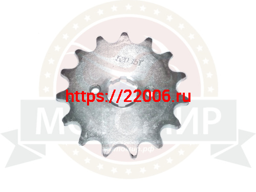 Звезда 15 зуб. (520) (d18-20, 2х34) цепи, ведущая Falcon250