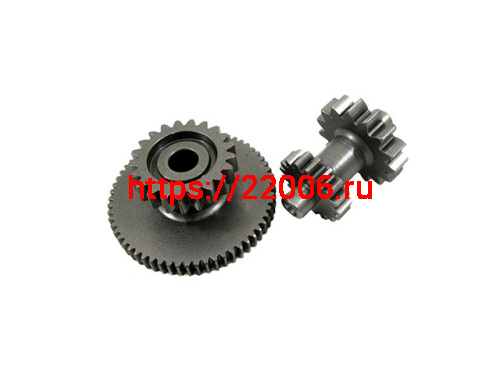 Шестерни электростартера 4Т 166FMM (22Т-15Т/24Т-60Т) IRBIS TTR250