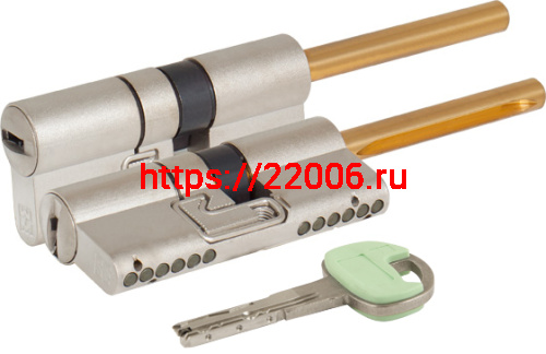 Цилиндровый механизм Mottura (Моттура) под вертушку (дл. шток) C48P513101C5 (82 мм/46+10+26), МАТ.НИКЕЛЬ Цилиндровый механизм Mottura (Моттура) под вертушку (дл. шток) C48P513101C5 (82 мм/46+10+26), МАТ.НИКЕЛЬ