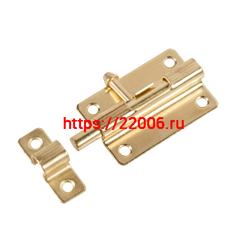 Шпингалет Ajax (Аякс) мебельный металлический SPD60х30 GP золото фото 4 Шпингалет Ajax (Аякс) мебельный металлический SPD60х30 GP золото фото 4