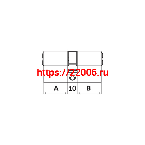 Цилиндровый Punto (Пунто) механизм MaxPro7000Key 52mm (21+10+21) SSG сатин.золото 7key фото 3