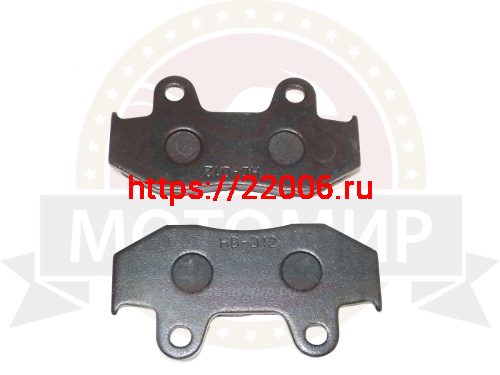 Колодки тормозные дисковые Honda Lead100 (пара) (как QT-4 только с хвостиком) фото 2 Колодки тормозные дисковые Honda Lead100 (пара) (как QT-4 только с хвостиком) фото 2