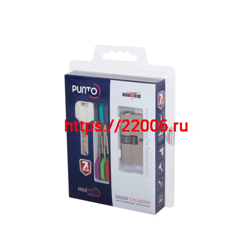 Цилиндровый Punto (Пунто) механизм MaxPro7000Key65mm(25+10+30) SN никель 7key фото 3